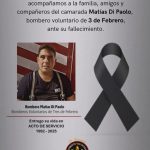 “Nuestro abrazo solidario a familia, amigos y compañeros”